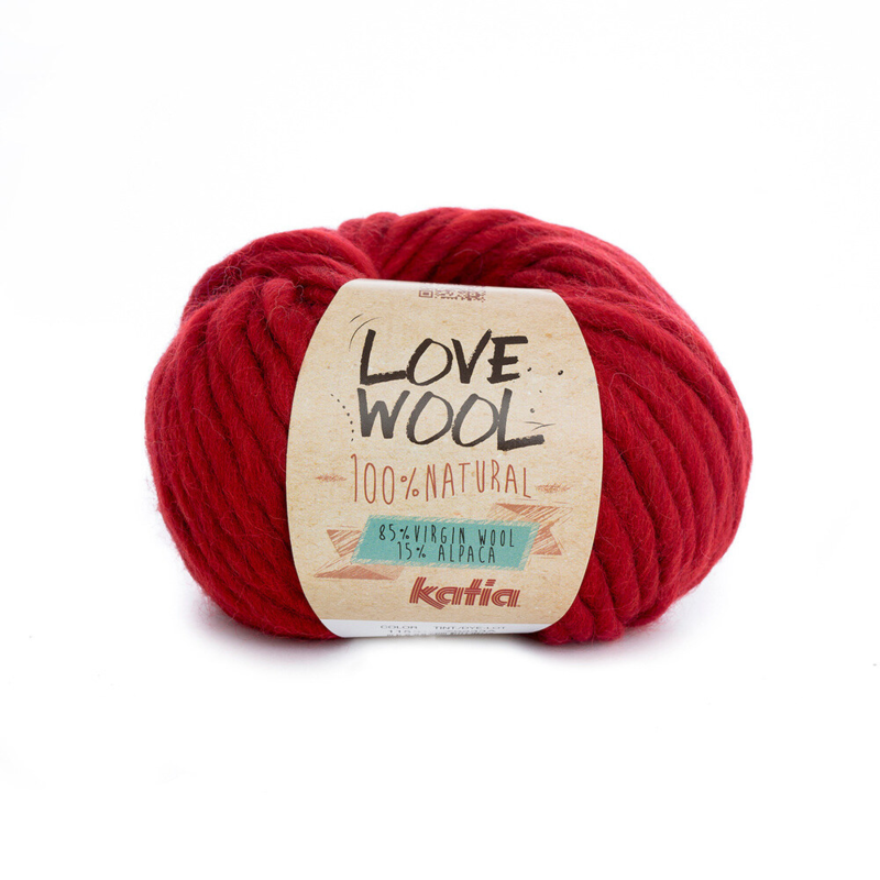 Katia Love Wool 115 Punainen