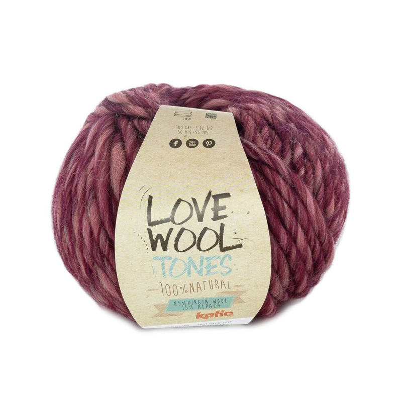 Katia Love Wool Tones 200 Bourgogni