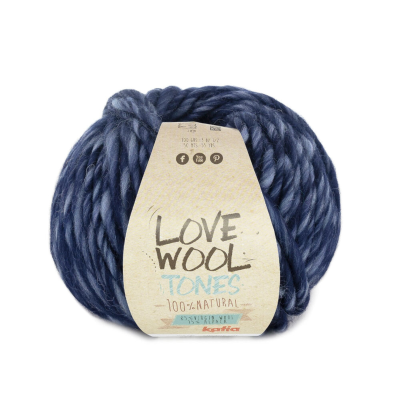 Katia Love Wool Tones 204 Sininen