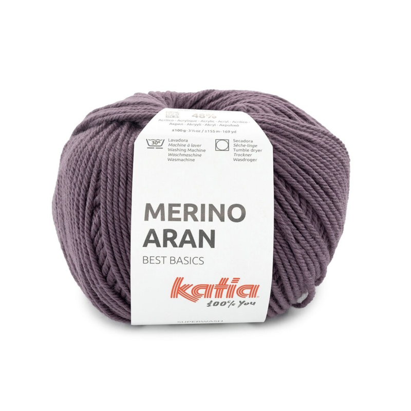 Katia Merino Aran 111 Vaalea violetti
