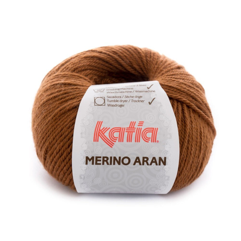 Katia Merino Aran 037 Vaaleanruskea