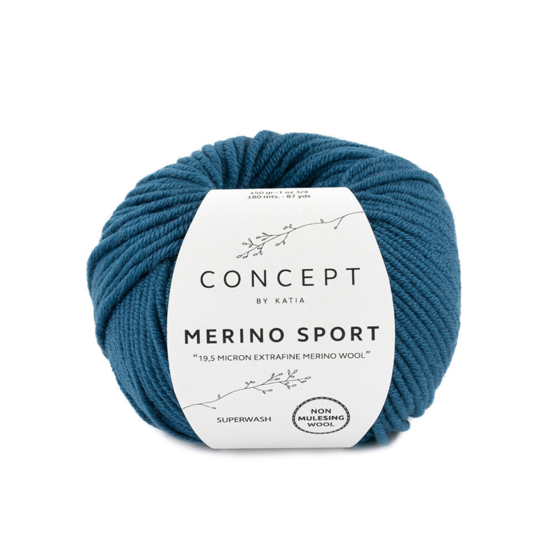 Katia Concept Merino Sport 033 Tummanturkoosi