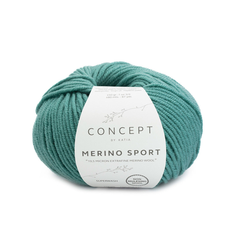 Katia Concept Merino Sport 069 Malakiitti