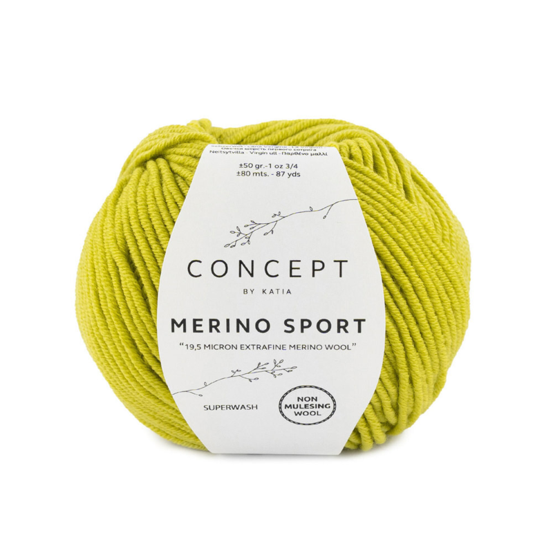 Katia Concept Merino Sport 057 Pistaasi