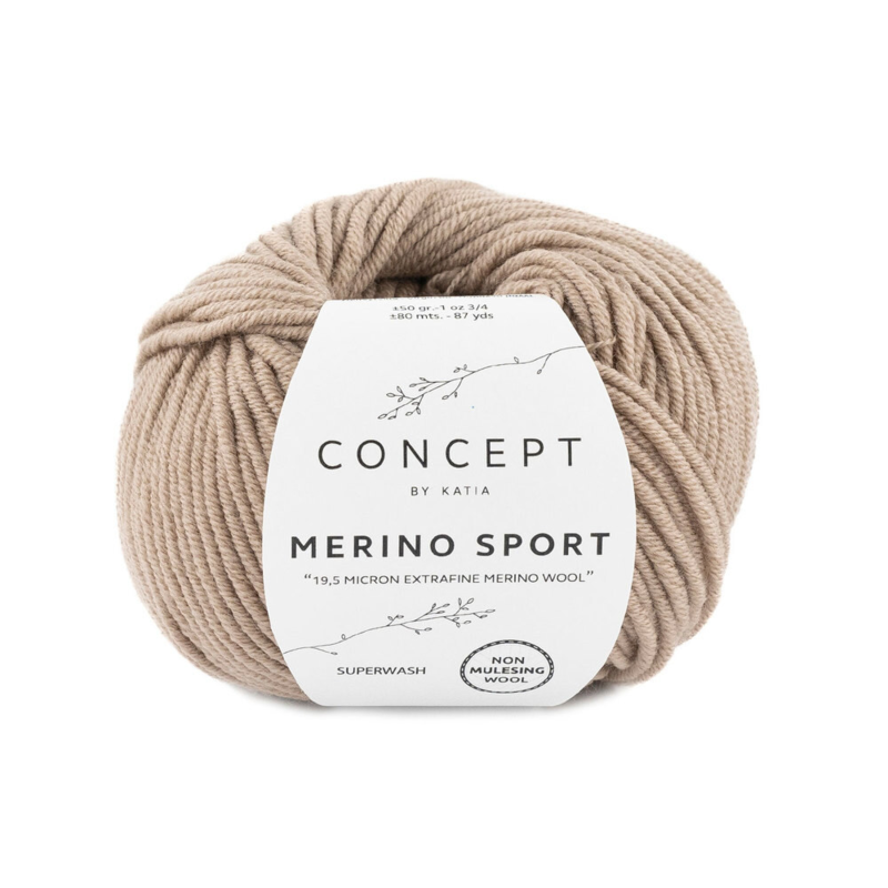 Katia Concept Merino Sport 403 Tummabeige