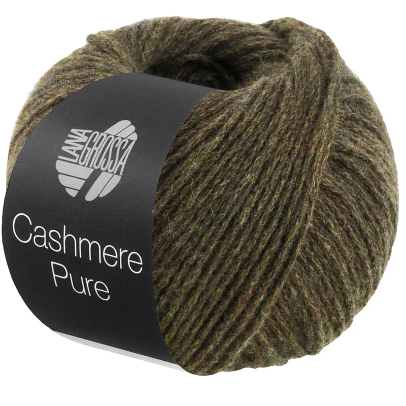 Lana Grossa Cashmere Pure 32 Tumma oliivi