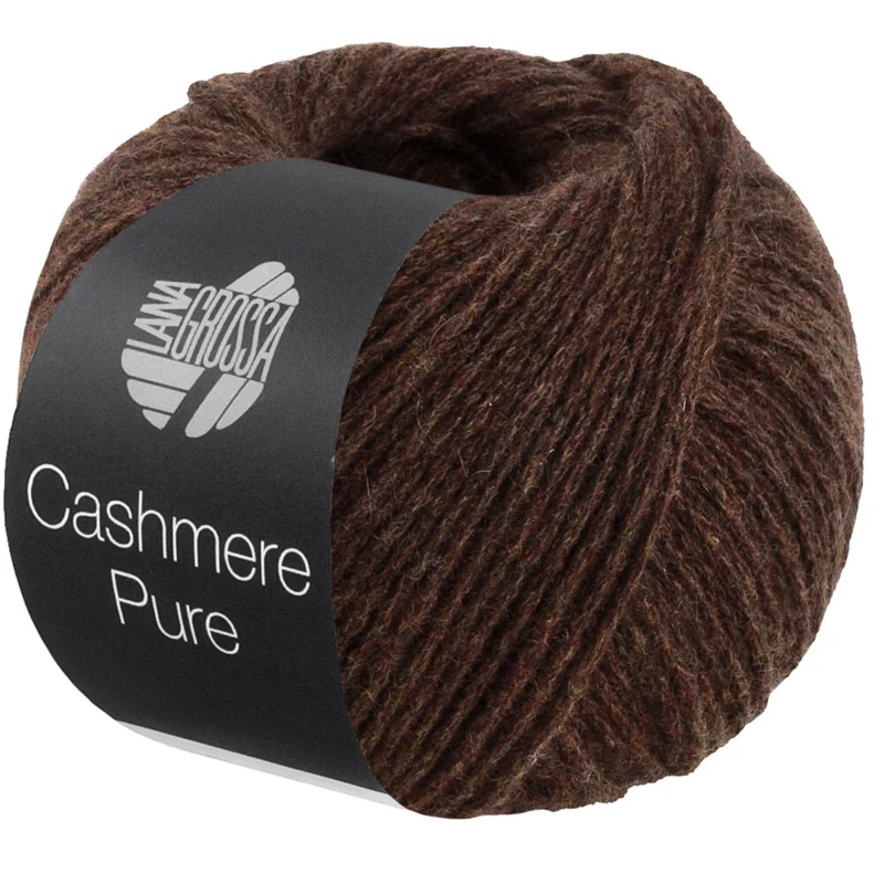 Lana Grossa Cashmere Pure 37 Tummanruskea