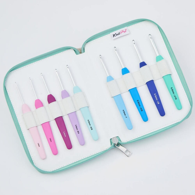 KnitPro Waves 2.0 Deluxe virkkuukoukkusarja