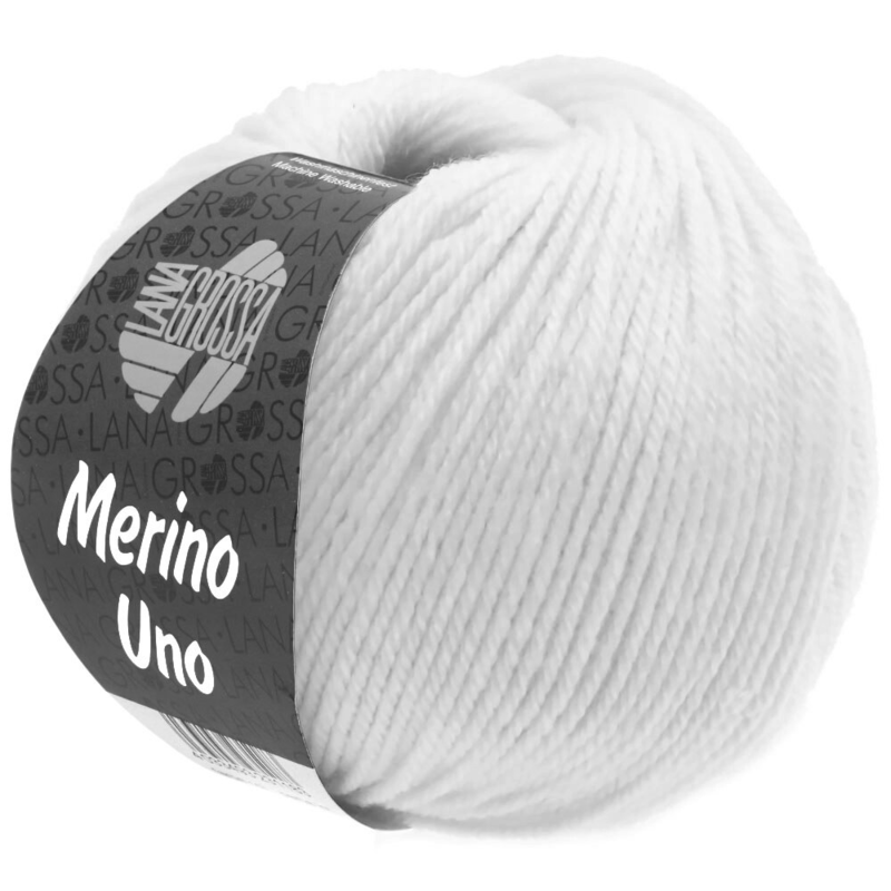 Lana Grossa Merino Uno 01 Valkoinen