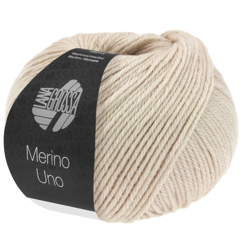 Lana Grossa Merino Uno 55 Beigenharmaa