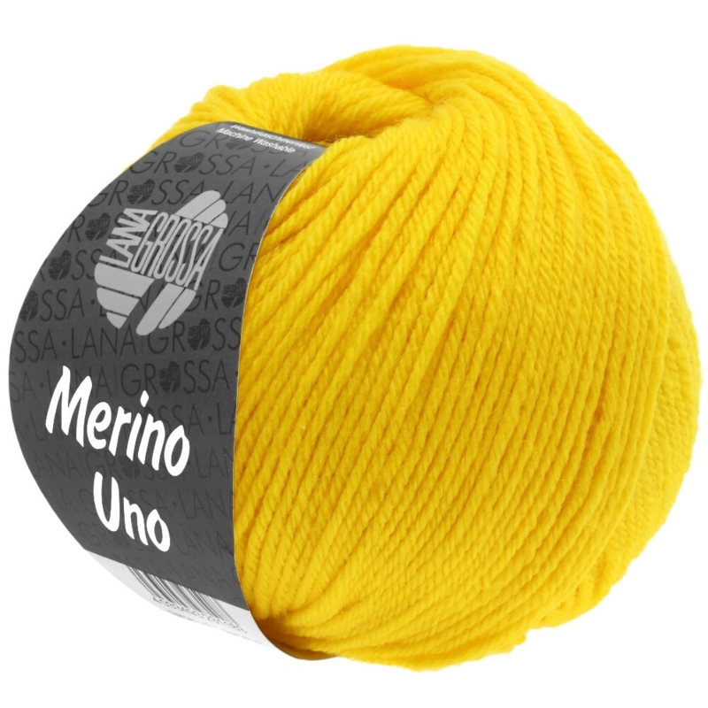 Lana Grossa Merino Uno 14 Keltainen