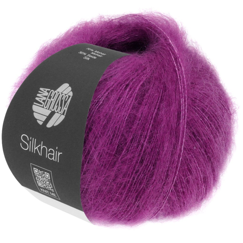 Lana Grossa Silkhair 197 Purppuranpunainen