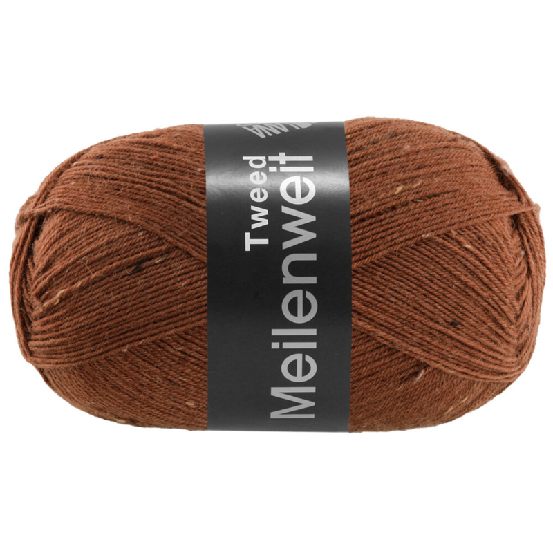 Lana Grossa Meilenweit 100 Tweed 174 Nougat