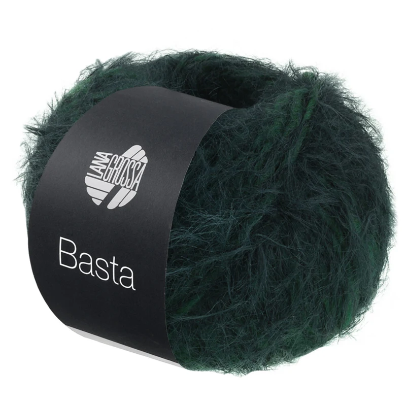 Lana Grossa Basta 41 Mustanvihreä
