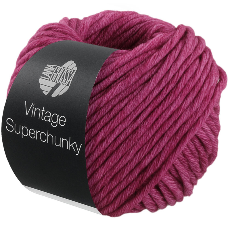 Lana Grossa Vintage Superchunky 501 Viininpunainen