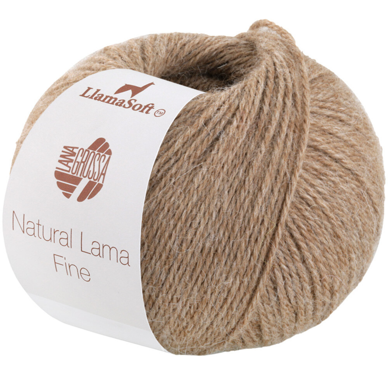 Lana Grossa Natural Lama Fine 111 Kamelinruskea