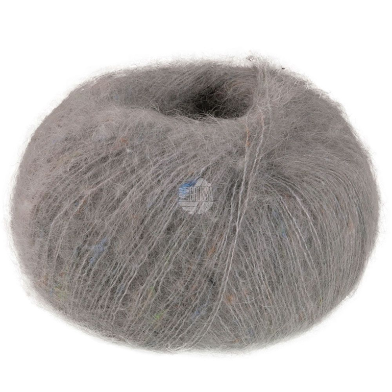 Lana Grossa Natural Superkid Tweed 636 Hiireng harmaa