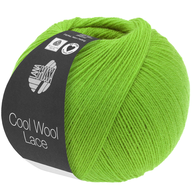 Lana Grossa Cool Wool Lace 55 Keväänvihreä