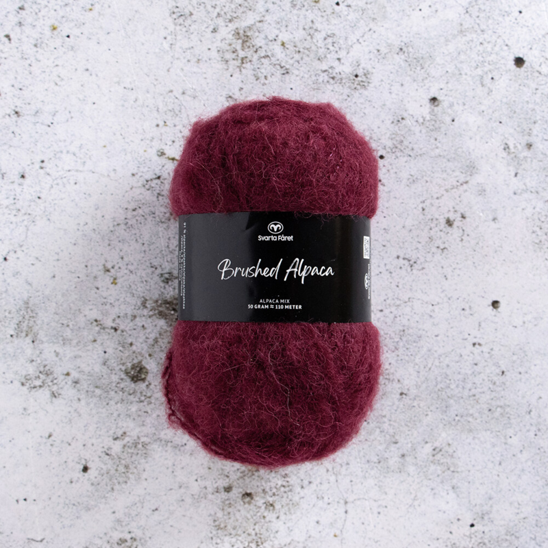 Svarta Fåret Brushed Alpaca 020 Keskiyön Merlot