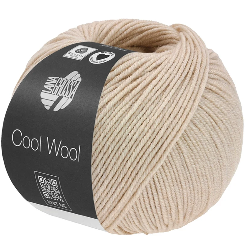 Lana Grossa Cool Wool Mélange 1507 Beige meleerattu