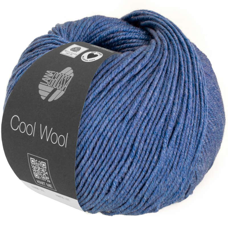 Lana Grossa Cool Wool Mélange 1427 Sininen meleerattu