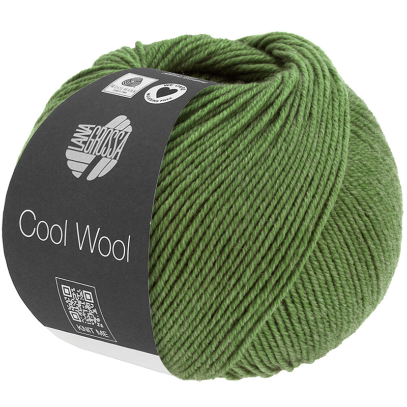 Lana Grossa Cool Wool Mélange 1434 Vihreä meleerattu