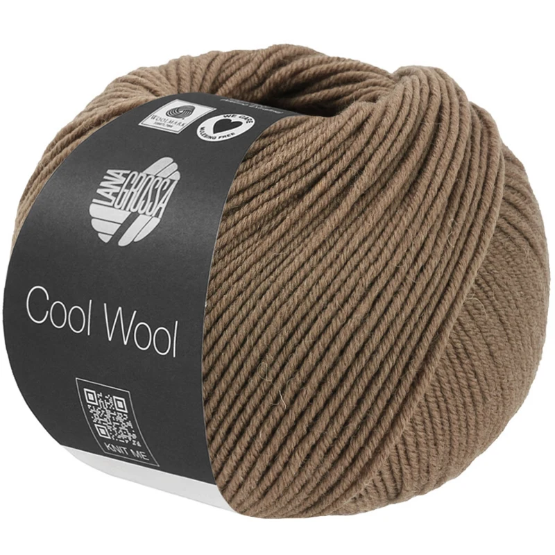Lana Grossa Cool Wool Mélange 1508 Taupe meleerattu