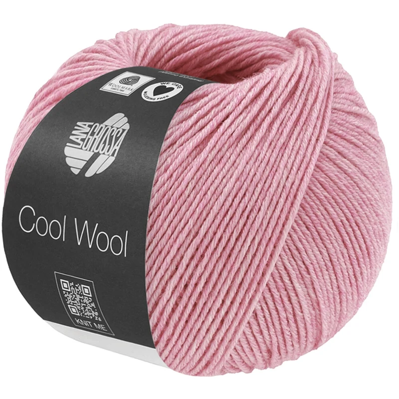 Lana Grossa Cool Wool Mélange 1497 Vaaleanpunainen meleerattu