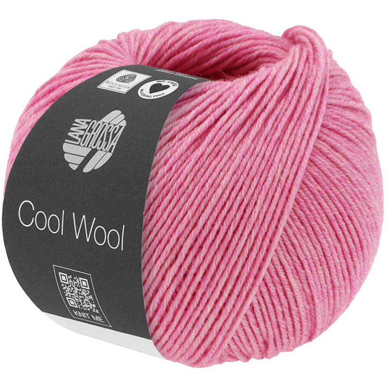 Lana Grossa Cool Wool Mélange 1431 Pink meleerattu