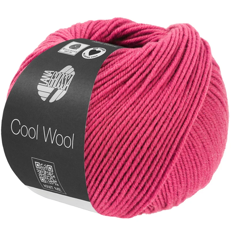 Lana Grossa Cool Wool Mélange 1496 Pinkki meleerattu