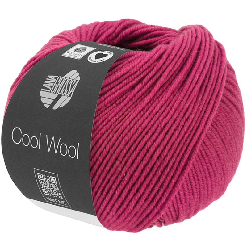 Lana Grossa Cool Wool Mélange 1432 Intianpunainen meleerattu