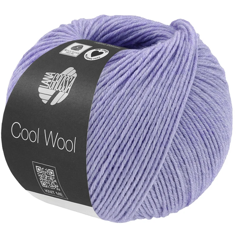 Lana Grossa Cool Wool Mélange 1498 Lila meleerattu