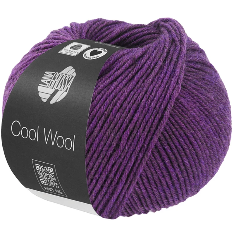 Lana Grossa Cool Wool Mélange 1499 Violetti meleerattu