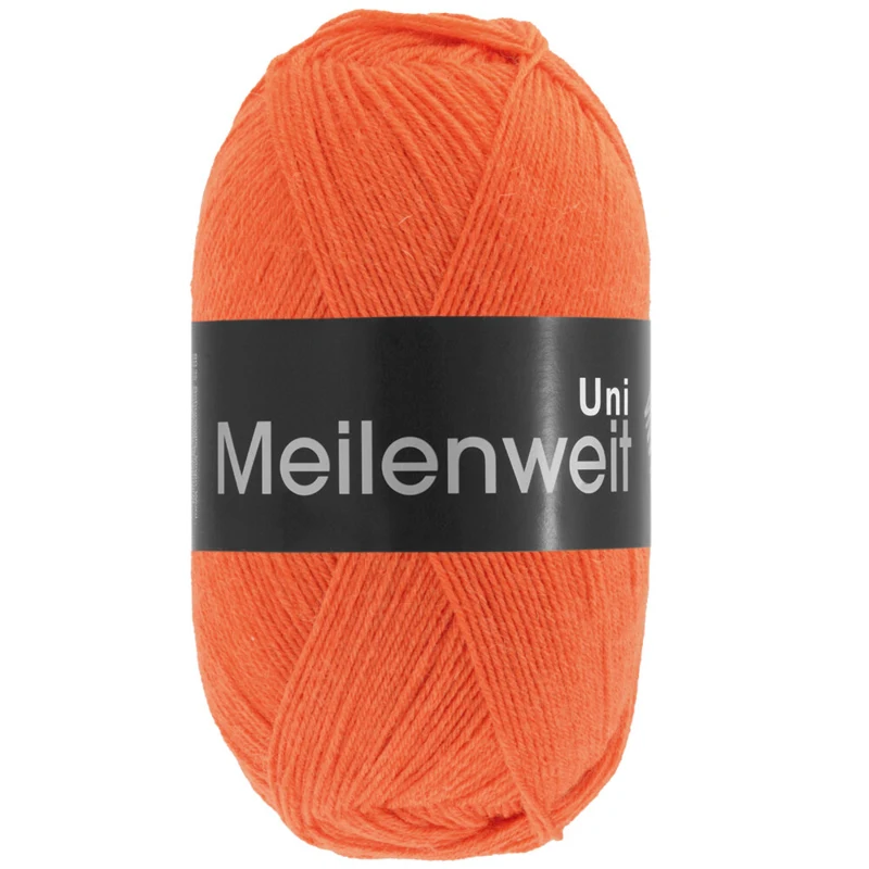 Lana Grossa Meilenweit 100 1396 Kurpitsanpunainen