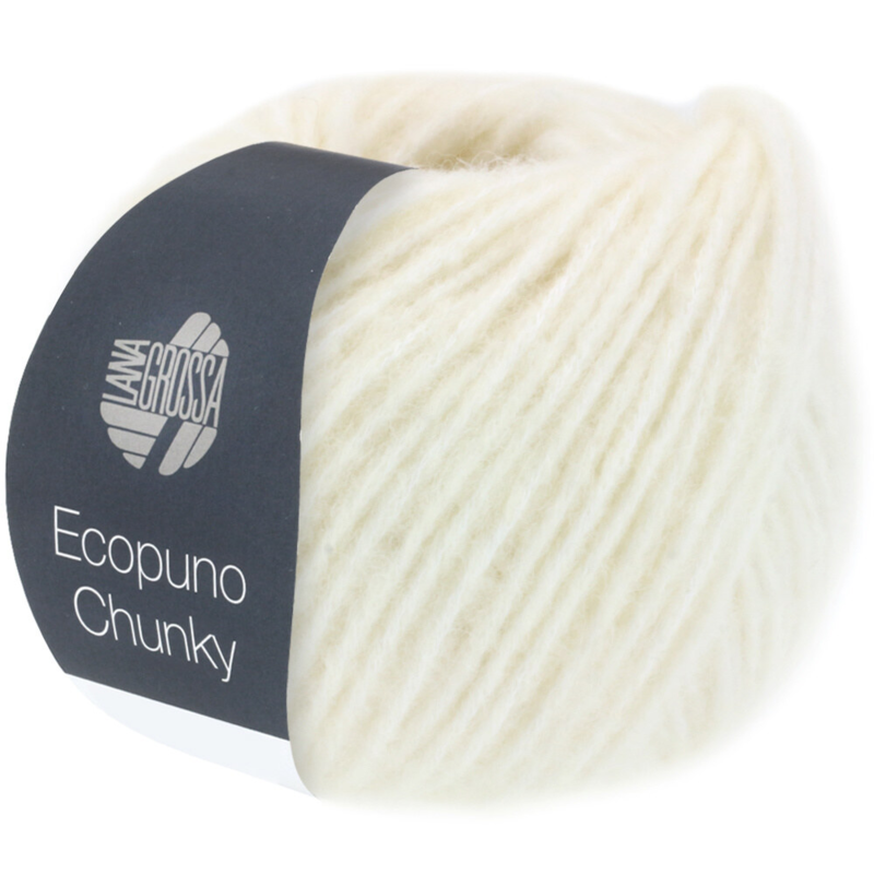 Ecopuno Chunky 111 Raakavalkoinen