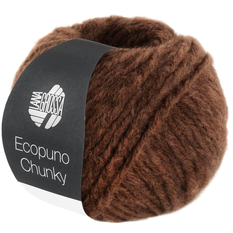 Ecopuno Chunky 140 Suklaanruskea