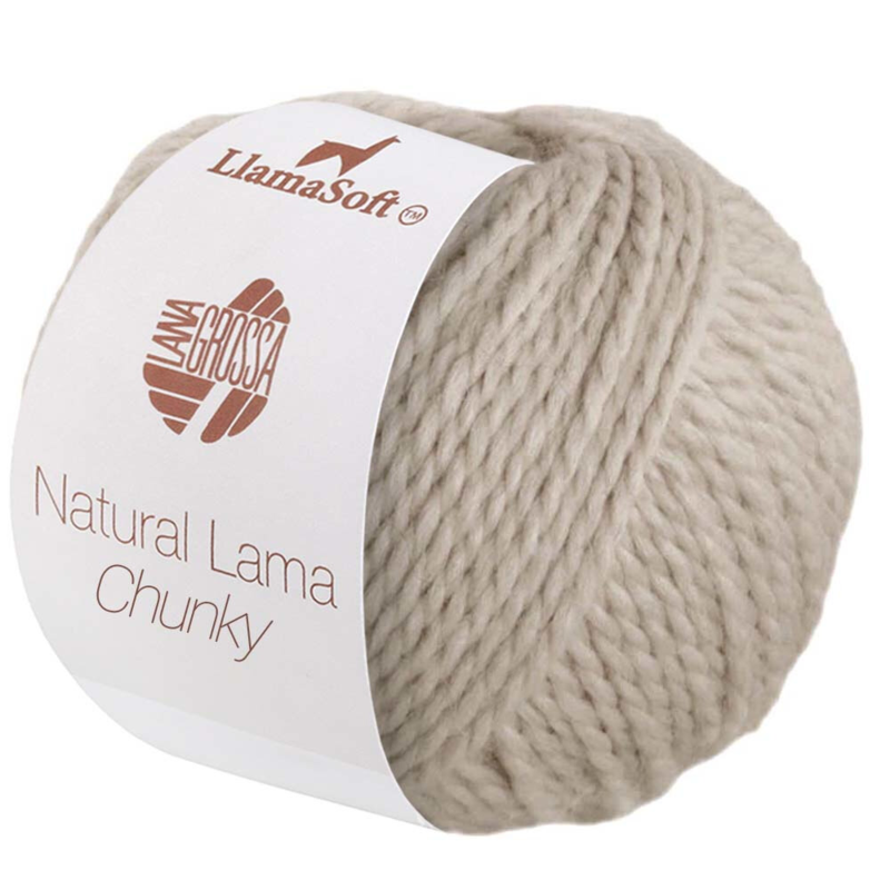 Natural Lama Chunky 12 Harmaanbeige