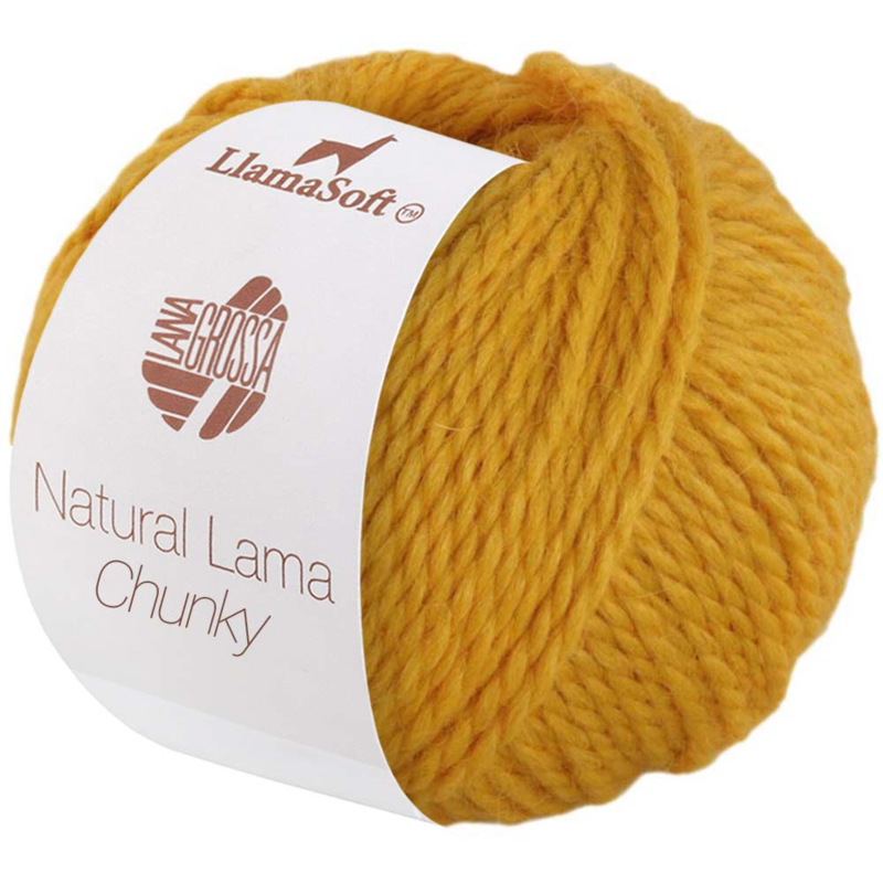 Natural Lama Chunky 01 Keltainen