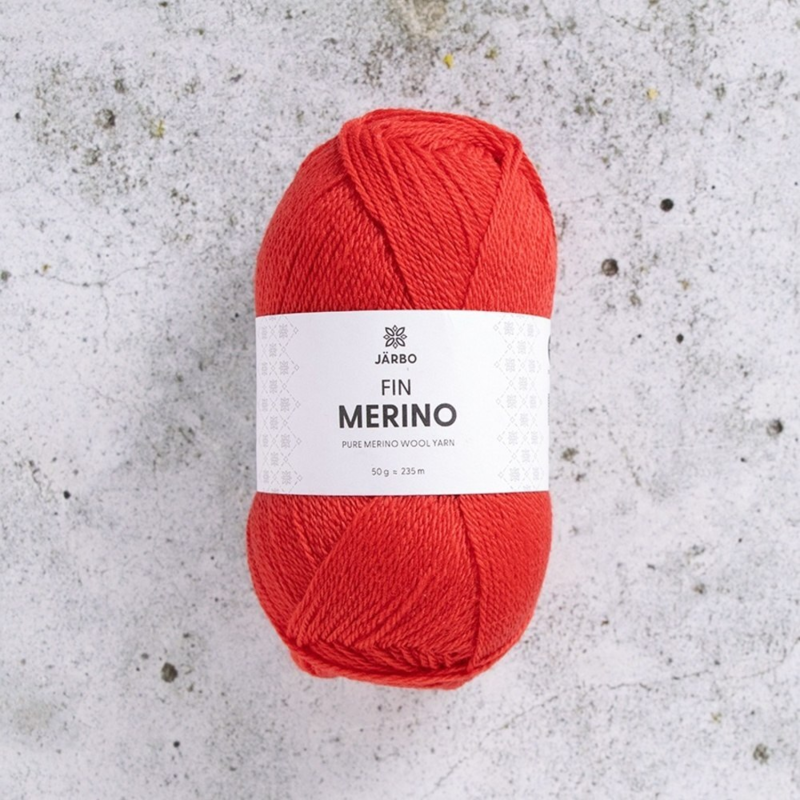 Järbo Fin Merino 17 Red chili