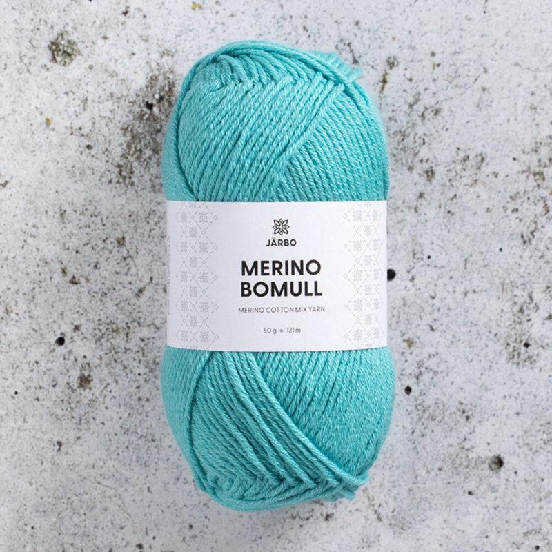 Järbo Merino Bomull 20 Teal we meet again