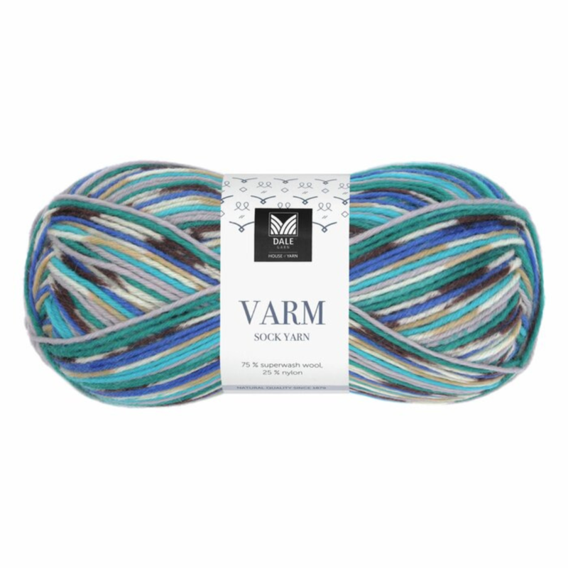 Dale Varm 107 Aqua/sini-violetti/turkoosi painatus