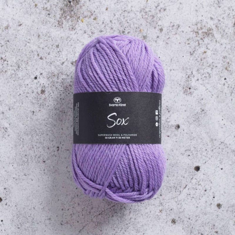 Svarta Fåret Sox 50 g 261 Täydellinen violetti