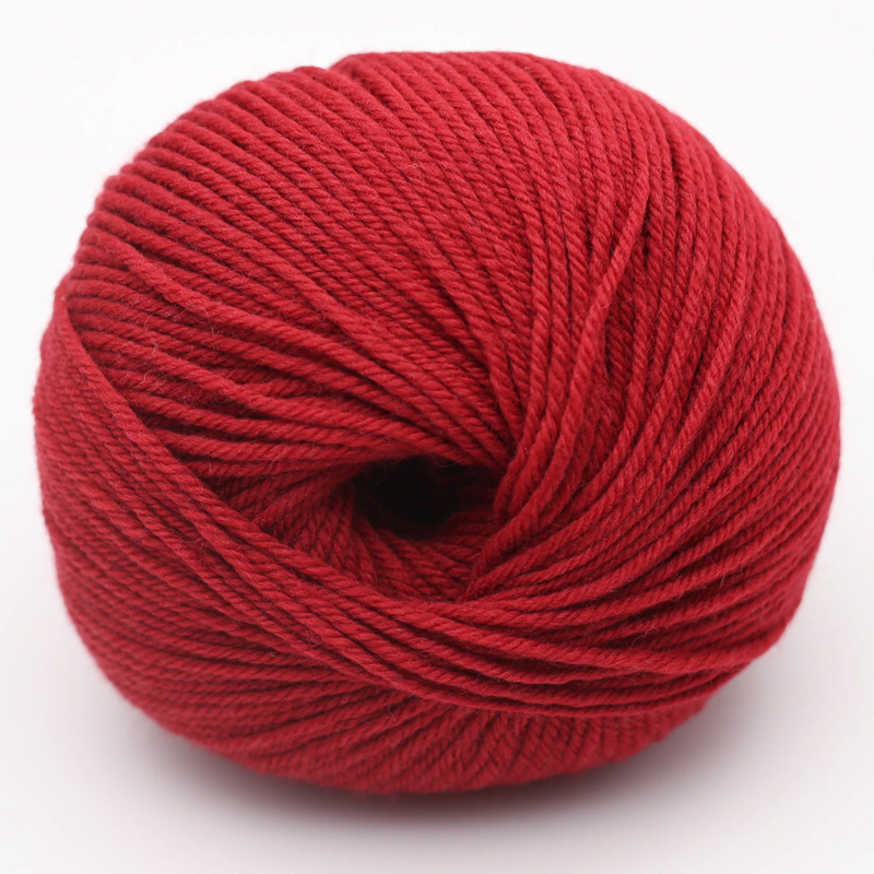 Kremke The Merry Merino 140 GOTS 12 Wine red