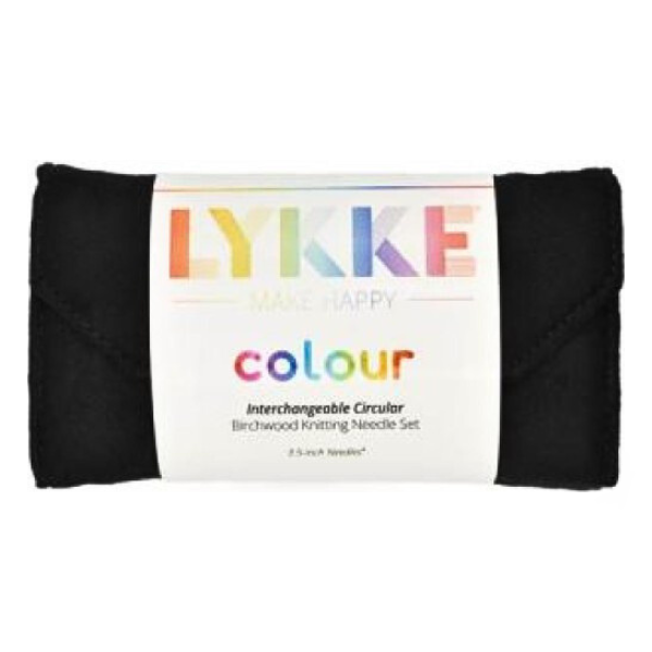 LYKKE Vaihdettavat Pyöröpuikot Colour, Musta, 9 cm