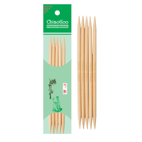 ChiaoGoo Bambu Sukkapuikot Natural (13, 15 ja 20 cm)