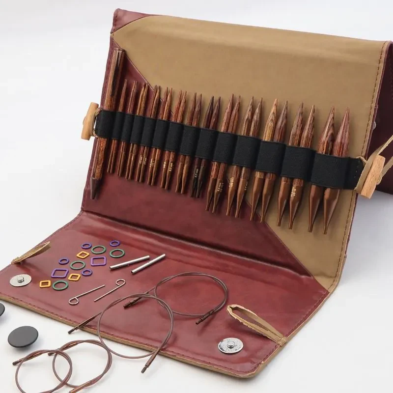 KnitPro Ginger Special Vaihdettavat Pyöröpuikotsetti, Grande, 10 cm