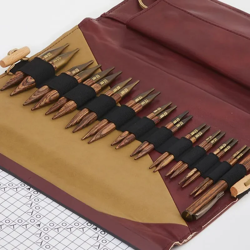 KnitPro Ginger Special Vaihdettavat Pyöröpuikotsetti, Grande, 10 cm