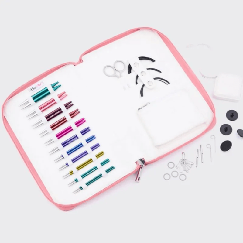 KnitPro Zing Special Vaihdettavat Pyöröpuikot, Regal, 10 cm