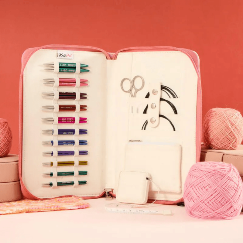 KnitPro Zing Special Vaihdettavat Pyöröpuikot, Regal, 10 cm