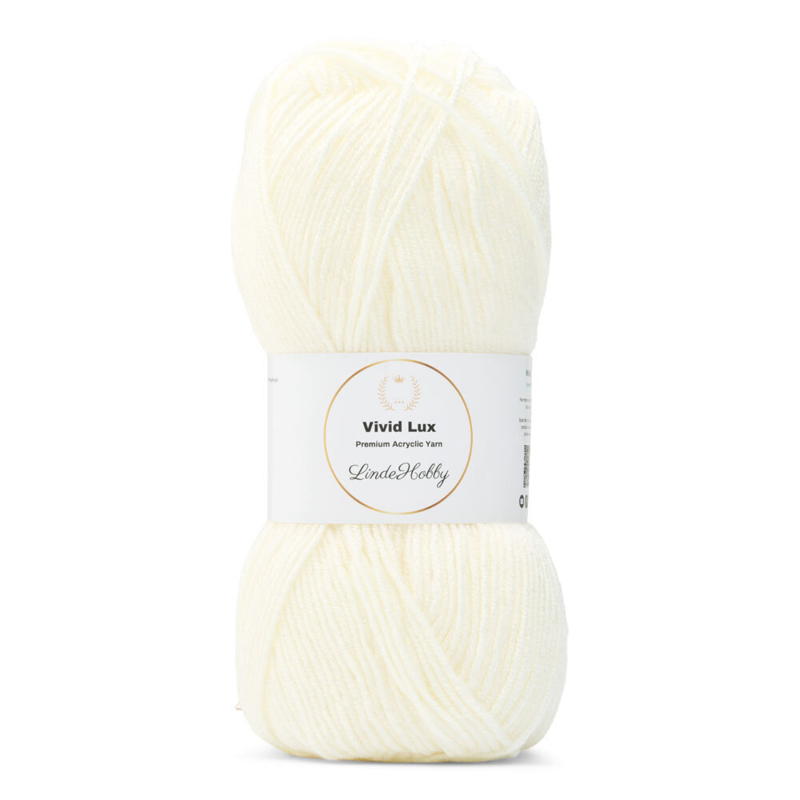 LindeHobby Vivid Lux 02 Vaniljanvalkoinen